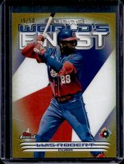 Luis Robert [Gold] Baseball Cards 2023 Topps Finest 2000 World's Prices