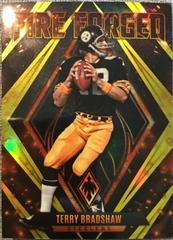 Terry Bradshaw [Yellow] #FF-5 Football Cards 2022 Panini Phoenix Fire Forged Prices