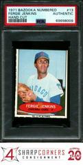 Fergie Jenkins [Hand Cut] #13 Baseball Cards 1971 Bazooka Numbered Prices