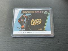 Cam Atkinson [Black] #SOTT-AT Hockey Cards 2022 SP Authentic Sign of the Times Prices