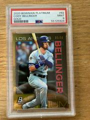 Cody Bellinger [Gold] #82 Baseball Cards 2020 Bowman Platinum Prices