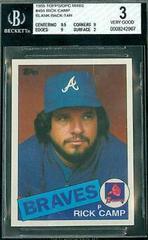 Rick Camp Baseball Cards 1985 Topps Mini Prices