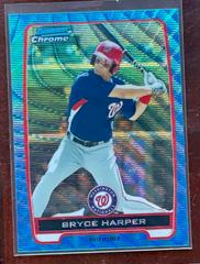 Bryce Harper [Blue Wave Refractor] #BCP10 Baseball Cards 2012 Bowman Chrome Prospects Prices
