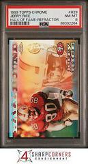 Jerry Rice [Refractor] #H29 Football Cards 1999 Topps Chrome Hall of Fame Prices