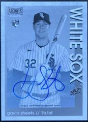 Gavin Sheets [Black & White] #AS-GS Baseball Cards 2022 Topps Archives Snapshots Autographs Prices
