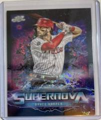 Bryce Harper [Black Eclipse] #SN-11 Baseball Cards 2022 Topps Cosmic Chrome Supernova Prices