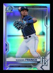 Wander Franco [Refractor] #BCP-240 Baseball Cards 2021 Bowman Chrome Prospects Prices