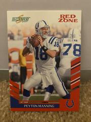 Peyton Manning [Red Zone] #220 Football Cards 2007 Panini Score Prices