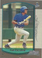 Luis Escobar Baseball Cards 2000 Bowman Chrome Draft Picks Prices