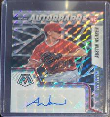 Austin Warren [Holo] Baseball Cards 2022 Panini Mosaic Rookie Autographs Prices