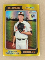 Grayson Rodriguez [Chrome Gold] #541 Baseball Cards 2023 Topps Heritage Prices