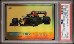Sergio Perez [Gold] #T61-SP Racing Cards 2021 Topps Chrome Formula 1 1961 Sports Cars Prices