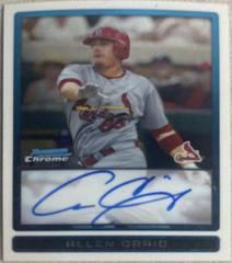Allen Craig [Autograph] #BCP112 Baseball Cards 2009 Bowman Chrome Prospects Prices