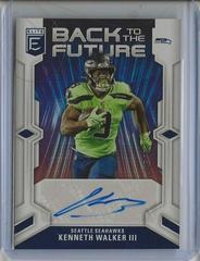 Kenneth Walker III #BFS-KW Football Cards 2023 Panini Donruss Elite Back to the Future Signatures Prices