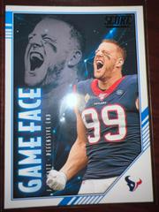 J.J. Watts Football Cards 2020 Panini Score Game Face Prices