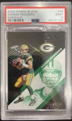 Aaron Rodgers [Emerald] #35 Football Cards 2020 Panini Black Prices