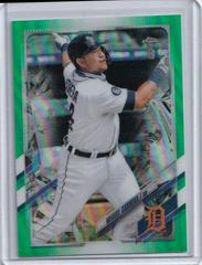 Miguel Cabrera [Green Refractor] Baseball Cards 2021 Topps Chrome Ben Baller Prices