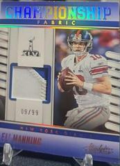 Eli Manning #CF-14 Football Cards 2023 Panini Absolute Championship Fabric Prices