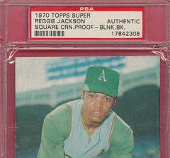 Reggie Jackson [Square Corner Proof] Baseball Cards 1970 Topps Super Prices