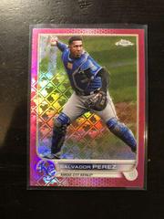 Salvador Perez [Pink] #2 Baseball Cards 2022 Topps Chrome Logofractor Prices