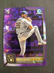 Aaron Ashby [Sapphire Purple] #33 Baseball Cards 2022 Bowman Chrome Prices