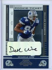 DeMarcus Ware [Autograph] Football Cards 2005 Playoff Contenders Prices