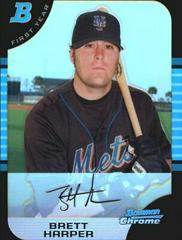 Brett Harper [Refractor] Baseball Cards 2005 Bowman Chrome Prices