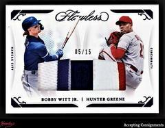 Bobby Witt Jr. [Sapphire] #56 Baseball Cards 2022 Panini Flawless Prices