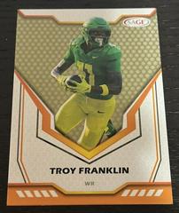 Troy Franklin #5 Football Cards 2024 Sage Prices