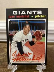 Juan Marichal [Red Ink] #JM Baseball Cards 2020 Topps Heritage Real One Autographs Prices