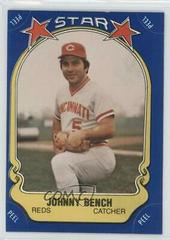 Johnny Bench #37 Baseball Cards 1981 Fleer Star Stickers Prices
