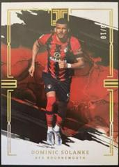 Dominic Solanke [Gold] #3 Soccer Cards 2022 Panini Immaculate Collection Prices