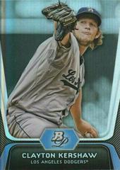 Clayton Kershaw #55 Baseball Cards 2012 Bowman Platinum Prices