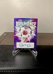 Joe Montana [Metalized Sparkles Purple] #FB-JM2 Football Cards 2022 Leaf Flash of Brilliance Autographs Prices