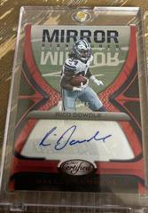 Rico Dowdle [Red] #MS-RD Football Cards 2021 Panini Certified Mirror Signatures Prices