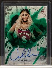 Carmella [Green] Wrestling Cards 2018 Topps WWE Undisputed Autographs Prices