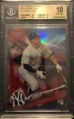 Aaron Judge [Red Refractor] #1 Baseball Cards 2017 Bowman's Best Prices