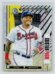 Cristian Pache Baseball Cards 2021 Bowman Chrome Ascensions Prices