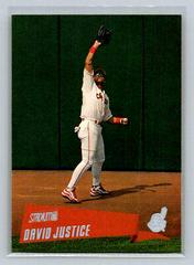 David Justice #133 Baseball Cards 2000 Stadium Club Prices