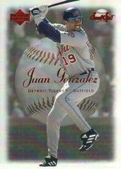 Juan Gonzalez #21 Baseball Cards 2001 Upper Deck Sweet Spot Prices