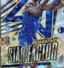 Dereck Lively II #15 Basketball Cards 2023 Panini Revolution Star Factor Prices