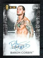 Baron Corbin [Black] Wrestling Cards 2015 Topps WWE Undisputed NXT In Line Autographs Prices