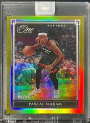 Pascal Siakam [Gold] Basketball Cards 2019 Panini One and One Prices