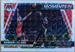 Damian Lillard [White] Basketball Cards 2021 Panini Mosaic Moments in Time Prices