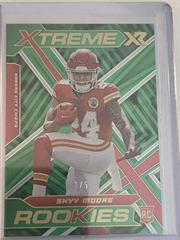 Skyy Moore [Green] #XTR-23 Football Cards 2022 Panini XR Xtreme Rookies Prices