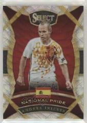 Andres Iniesta #34 Soccer Cards 2016 Panini Select National Pride Prices