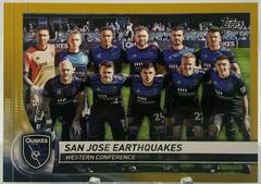 San Jose Earthquakes [Gold] Soccer Cards 2020 Topps MLS Prices