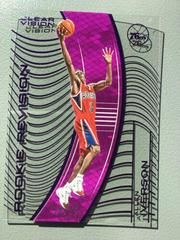 Allen Iverson [White Jersey Purple] Basketball Cards 2015 Panini Clear Vision Prices