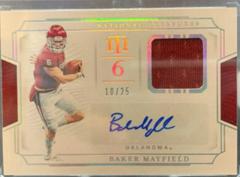 Baker Mayfield [Materials Signatures Silver] #86 Football Cards 2019 Panini National Treasures Collegiate Prices