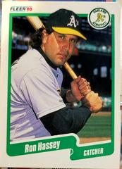 Ron Hassey #8 Baseball Cards 1990 Fleer Prices